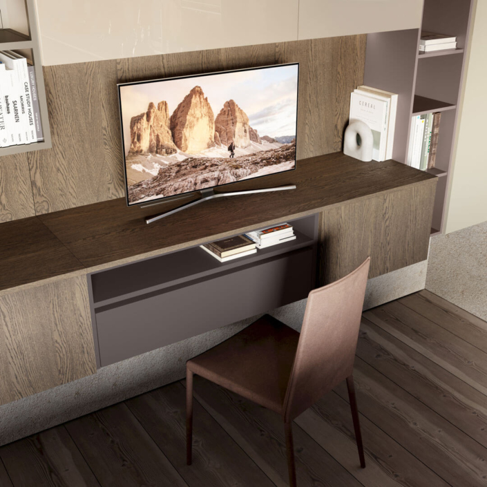CREO Kitchens - Store Cagliari - Living - Tablet Wood